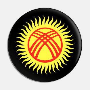 Kyrgyzstan Emblem Pin