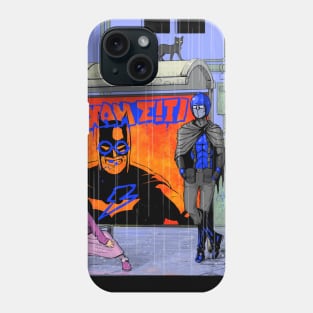 At the bus stop Phone Case