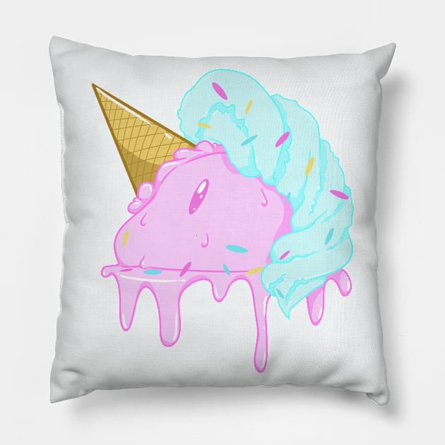 Unicorn Ice Cream Pillow by TheSamDS