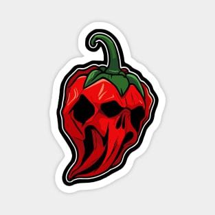 Carolina Reaper Hot Pepper Magnet