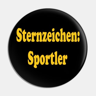 Sternzeichen: Sportler Pin