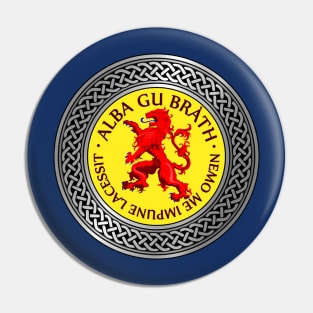 Alba Gu Brath Lion Rampant Knot Pin