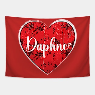 I Love Daphne First Name I Heart Daphne Tapestry