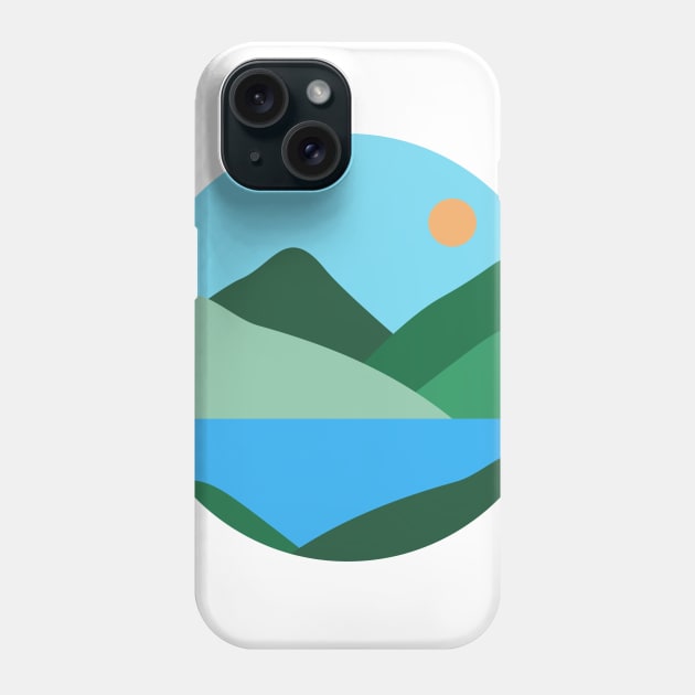 the river Phone Case by Luckyart11