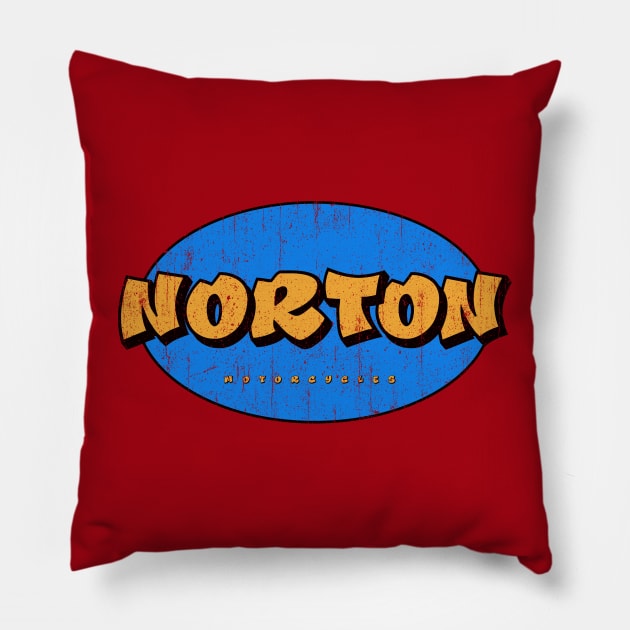 Norton Vintage Pillow by Shiyi Studio