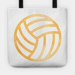 Volleyball Orange Tote