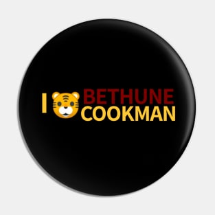 I Emoji Cat Bethune Cookman Pin