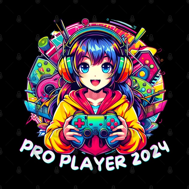 Pro player 2024 gamer girl by Japanese Fever