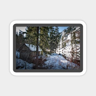 Cabin On The Banks Of The Wenatchee River Magnet