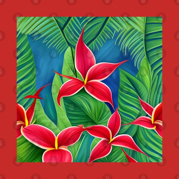 Tropical Flowers Four by BlakCircleGirl