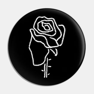 Linear rose Pin