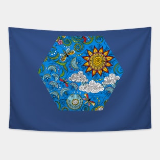 Dandelion floral pattern Tapestry