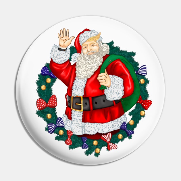 Santa - Donald Trump Pin by KimLeex