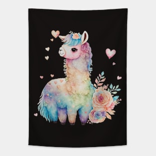 Llama Love Tapestry