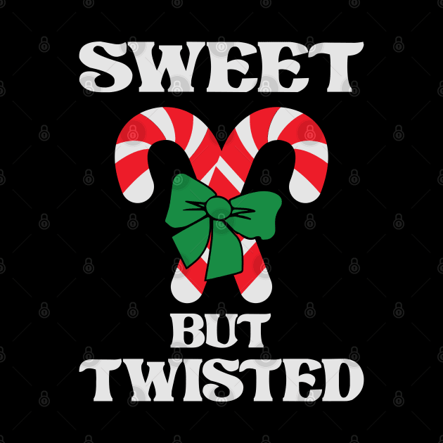 Sweet but Twisted Christmas Candy Cane Gift by BadDesignCo