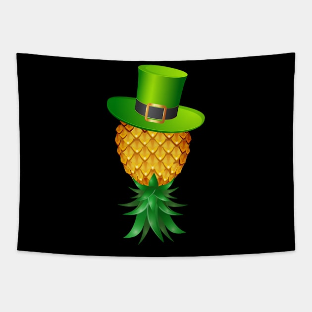 Upside Down Pineapple Leprechaun Hat Tapestry by LemoBoy