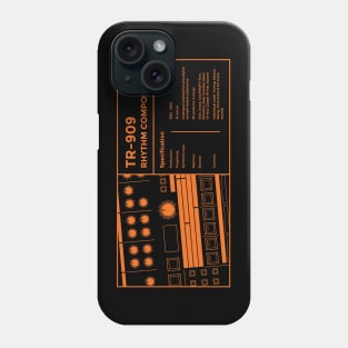 909 Drum Machine for Dawless Beatmaker and Musician Phone Case