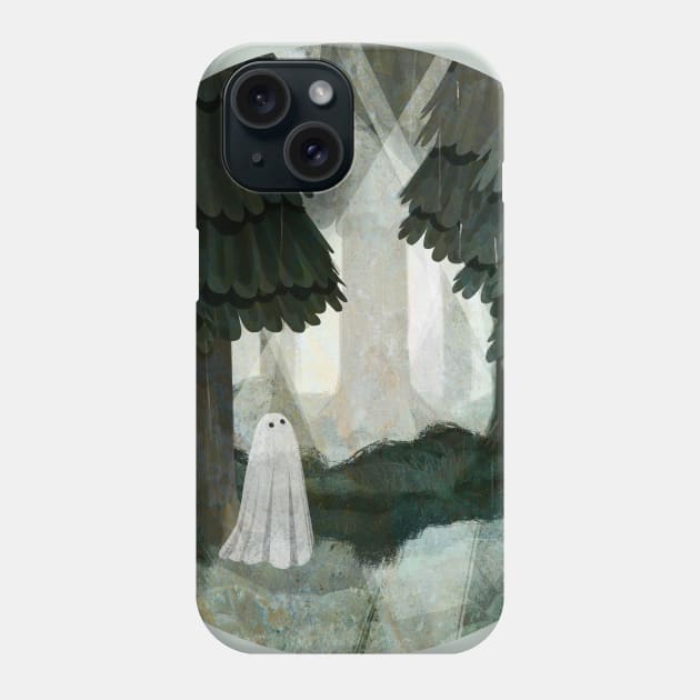 Haunted Pine Forest Phone Case by KatherineBlowerDesigns