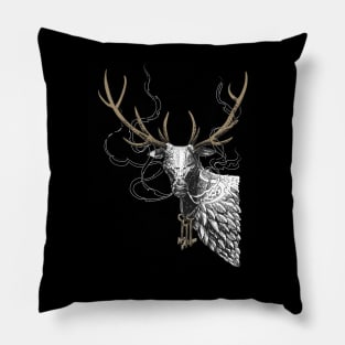 Feathered Stag Pillow