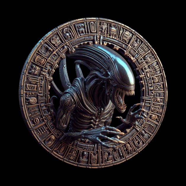 Alien badge style 01 by PDA Southend