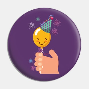 Happy Celebration Pin