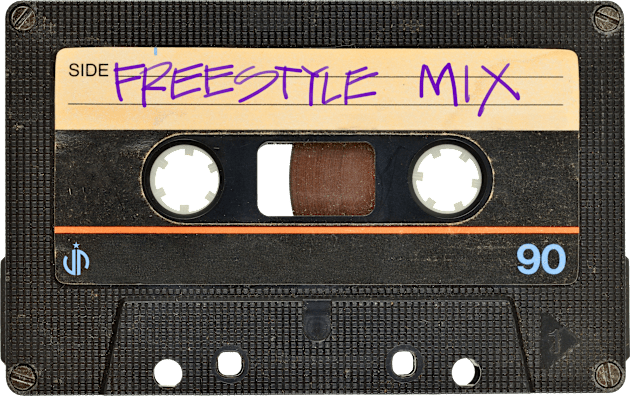 Vintage Freestyle Mix Tape Kids T-Shirt by JP