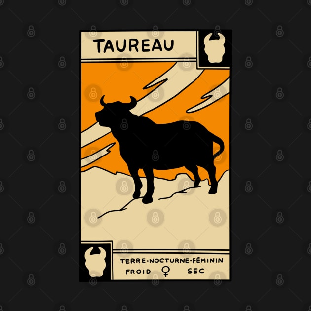 Taurus Tarot Card - Muchery Vintage Tarot Deck by isstgeschichte