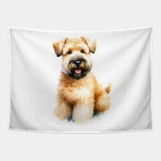 Watercolor Soft Coated Wheaten Terrier - Beautiful Dog Tapestry