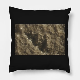 Seamless Black &amp; Gold Texture Patterns III Pillow