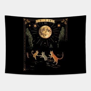 Cat Tarot Feline Fortune Forecasts Tapestry