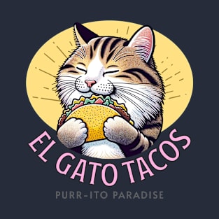 El Gato Tacos - Purr-ito Paradise T-Shirt