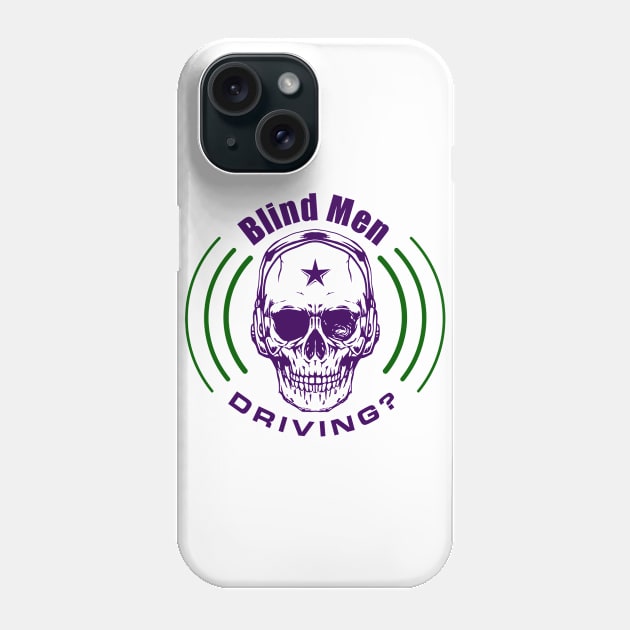 Blind Men Driving Headphone Tee Phone Case by blindmendriving