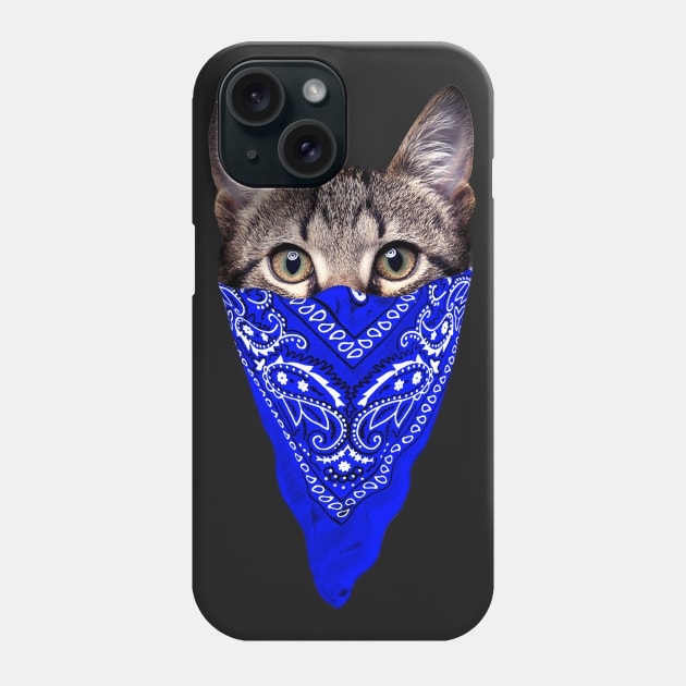 Gangster Cat V2 Phone Case by clingcling