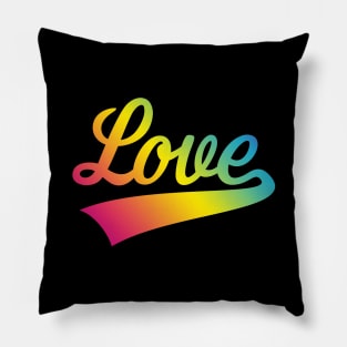 Love (Lettering / Rainbow) Pillow