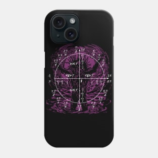 Trigonometry - numerical circle Phone Case