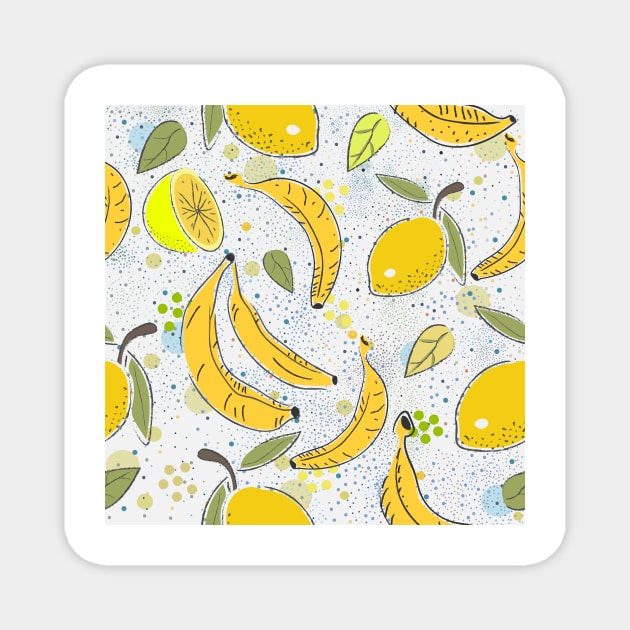 Bananas Magnet by Kristina Stellar Scandinavian Land