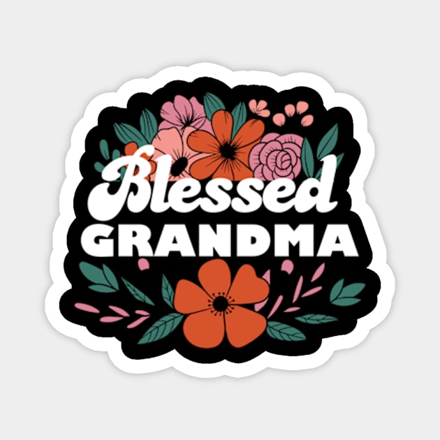 Blessed Grandma Magnet by Oiyo