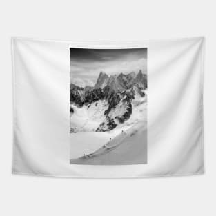 Chamonix Aiguille du Midi Mont Blanc Massif France Tapestry