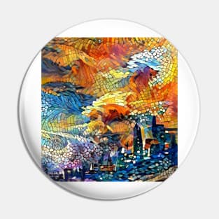 Mosaic Sky Pin