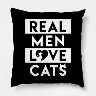 Real Men Love Cats Pillow