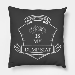 Dump Stat - Constitution Pillow