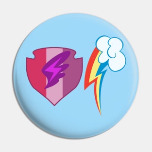 My little Pony - Scootaloo + Rainbow Dash Cutie Mark Pin