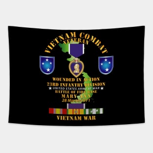 Battle for FSB Mary Ann - WIA w PH - VN SVC Tapestry