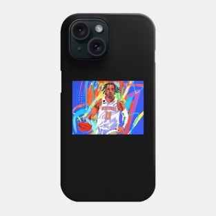 Jalen Brunson Painting Phone Case