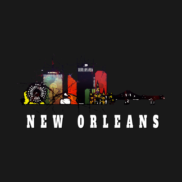 Disover New Orleans skyline - New Orleans Skyline - T-Shirt