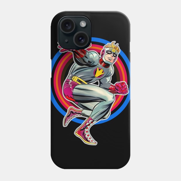 Vintage Jack Kirby Hero Phone Case by Trazzo