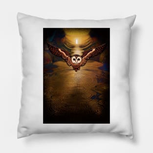 Labyrinthine Owl Pillow