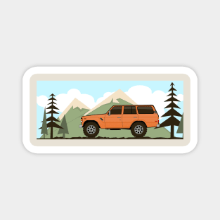 Fj60 Land Cruiser retro Magnet