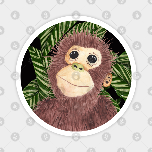 Orangutan - Cute Orangutan Baby Smiling Animal - Magnet | TeePublic Orangutan - Cute Orangutan Baby Smiling Animal - Magnet | TeePublic