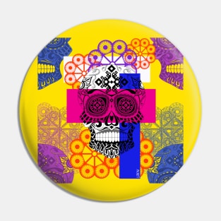 picnic of ornamental death with a smile ecopop day of the dead art Pin